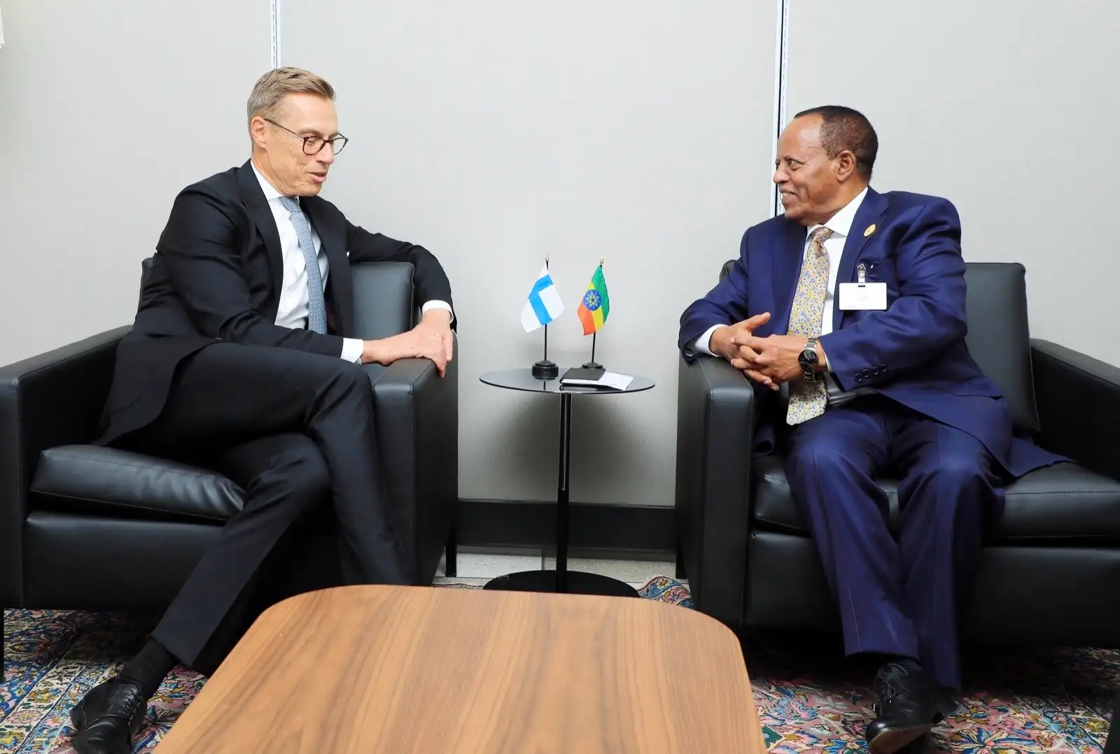 Ethiopian, Finnish Presidents Hold Discussions to Strengthen Ties