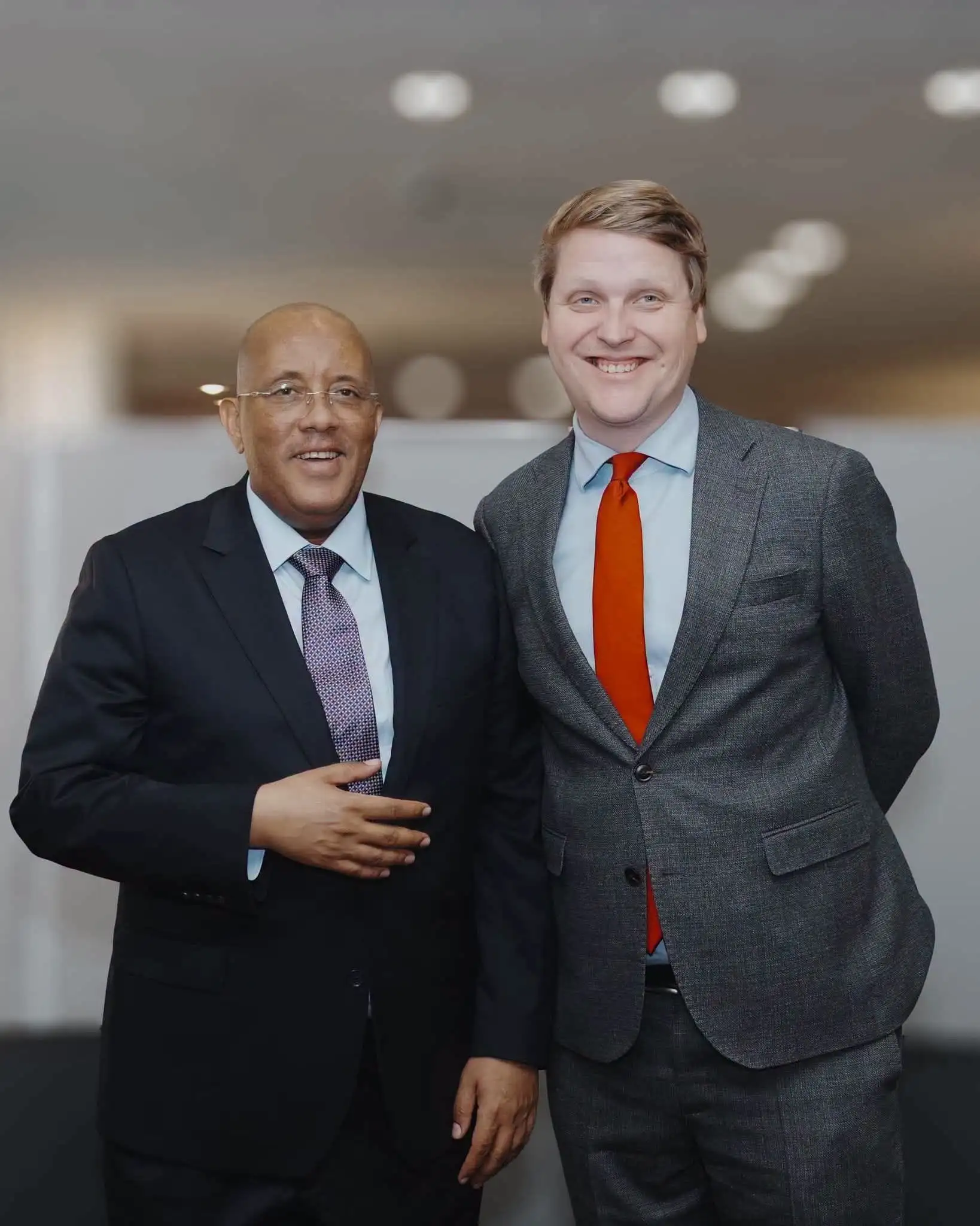 አቶ ጌታቸው ረዳ ከኖርዌይ ዓለም አቀፍ የልማት ትብብር ሚኒስትር ጋር ተወያዩ