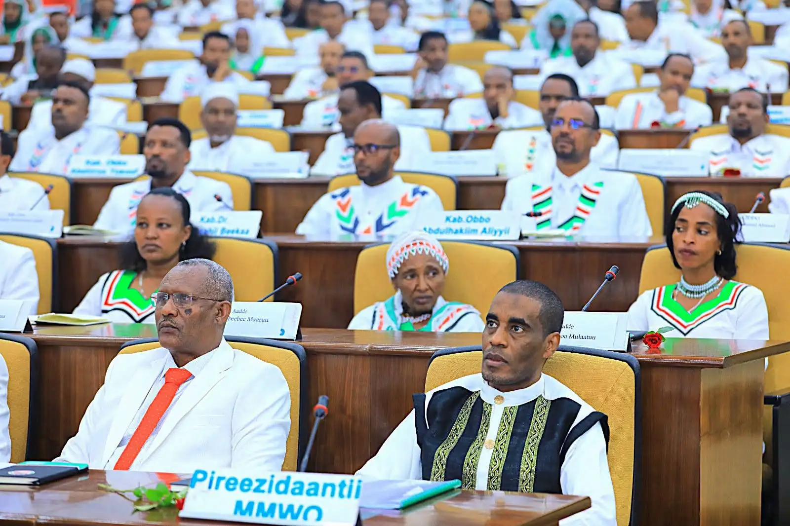 Caffeen Oromiyaa Yaa'iisaa duraa Waggaa 1ffaa Bara hojii 7ffaa taa'aa jiruun muudama hoggantoota miseensa mana mariif dhihaatan raggaaseera.